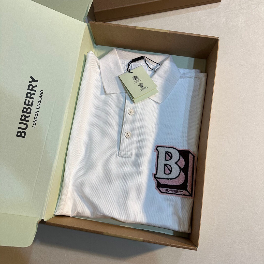 P319 毛巾贴饰网眼布POLO衫白色