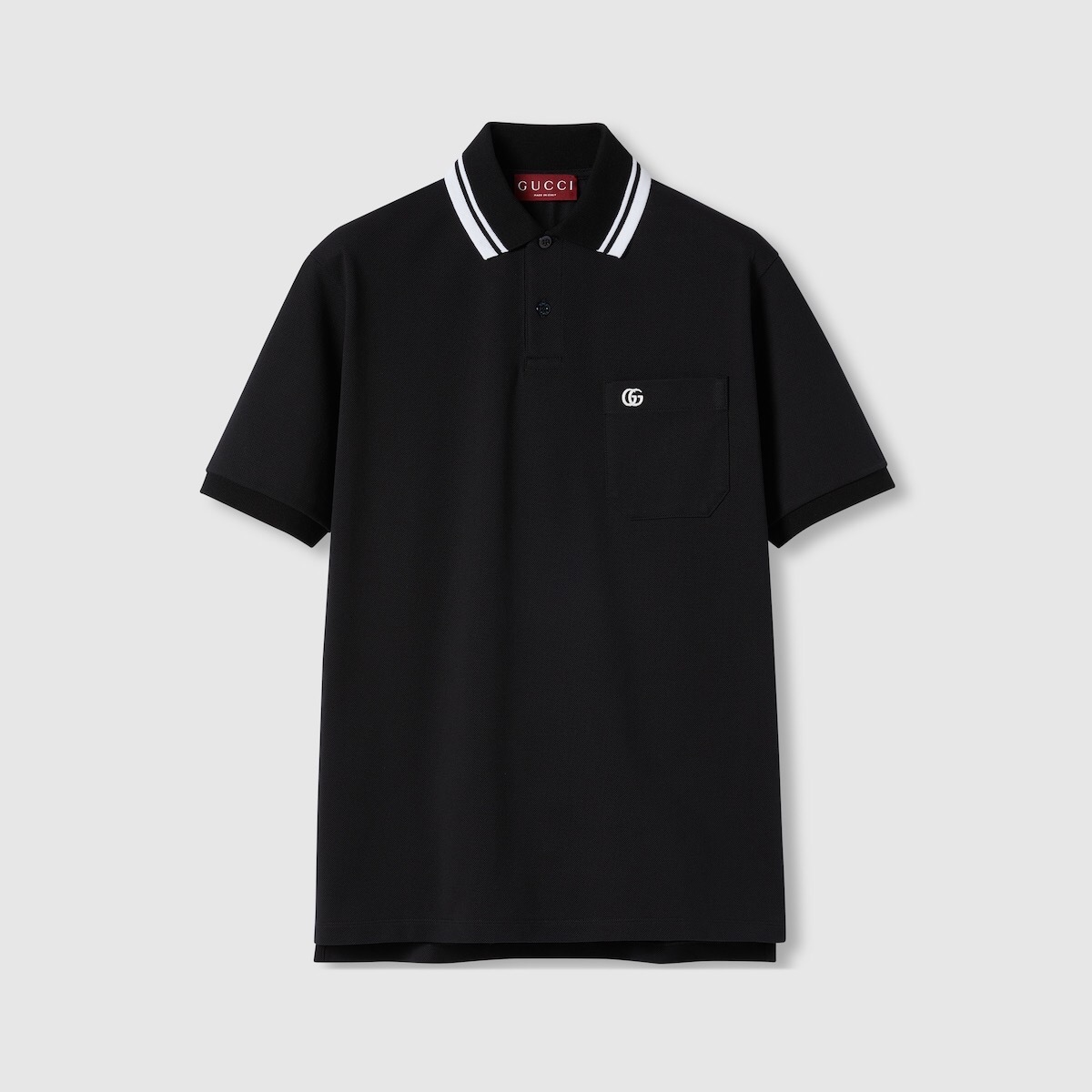 P299  双G刺绣POLO衫 黑色