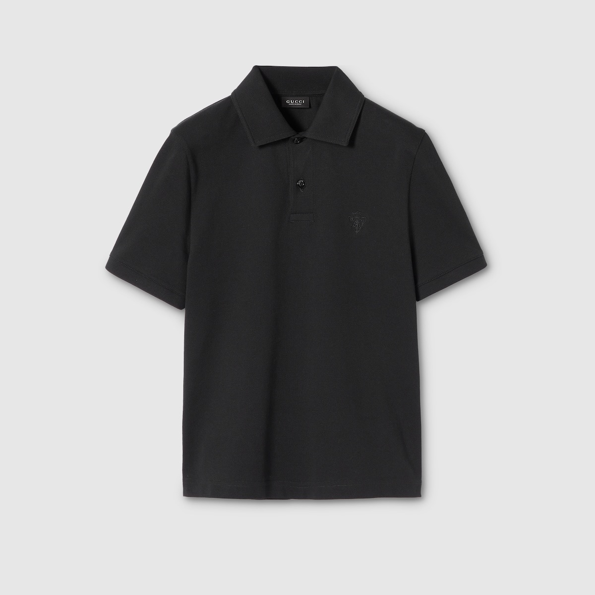 P299 黑色徽章刺绣POLO衫