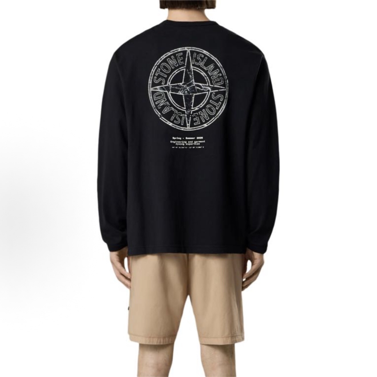 P179 ST retro logo long sleeved T-shirt