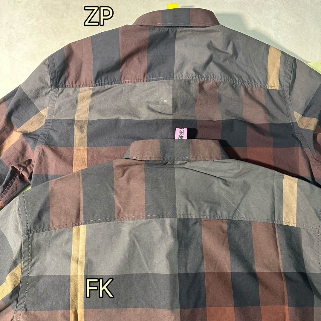 P389 BR渐变格子衬衫咖色 · image 10