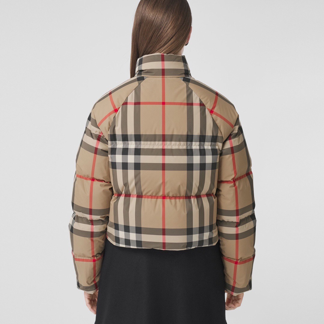 P819 格纹印花短款羽绒服(Women） · image 17