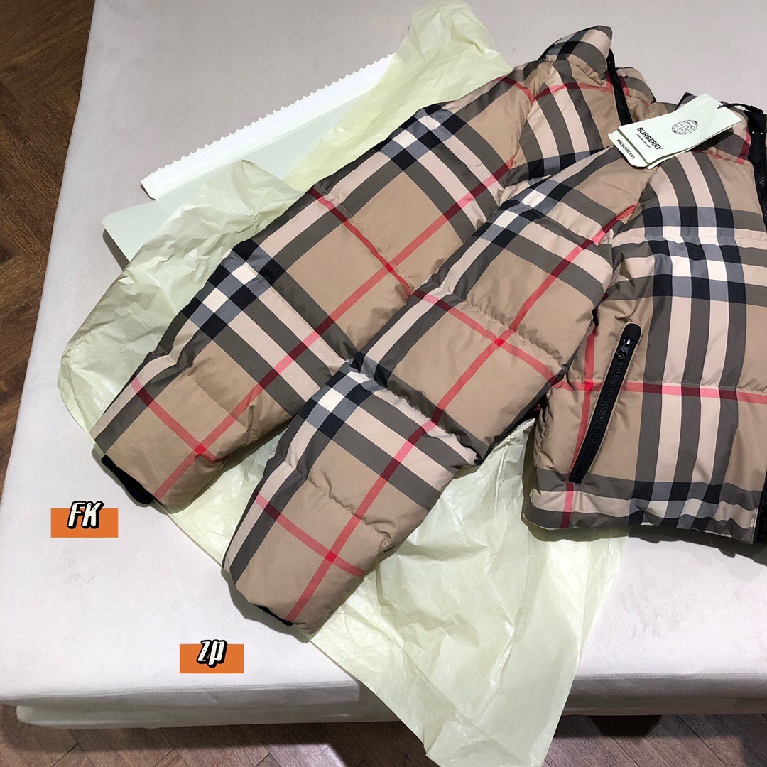 P819 格纹印花短款羽绒服(Women） · image 7