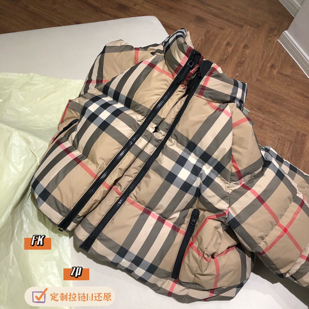 P819 格纹印花短款羽绒服(Women） · image 6