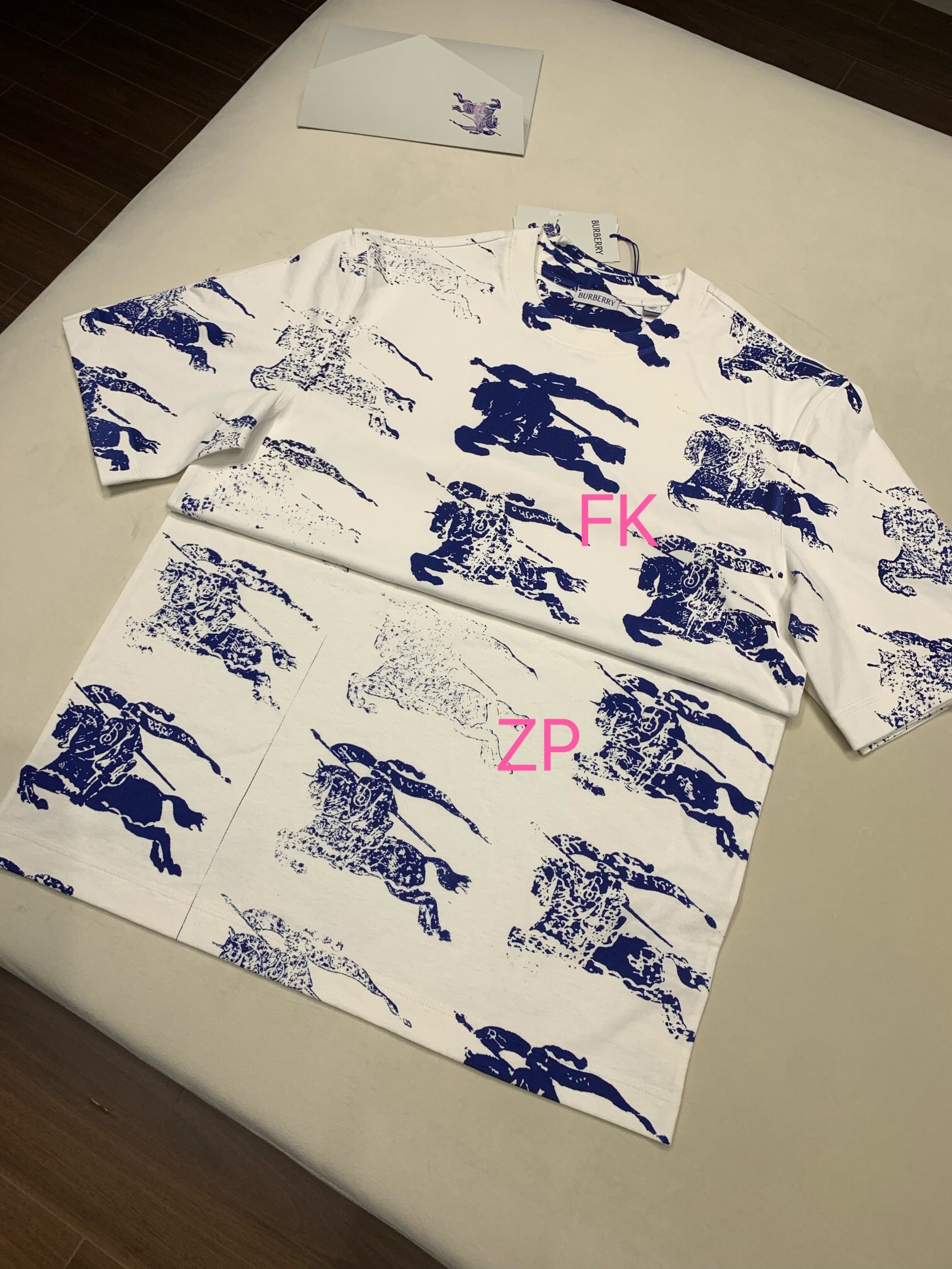 P239 马术水墨印章短袖 白色 · image 9
