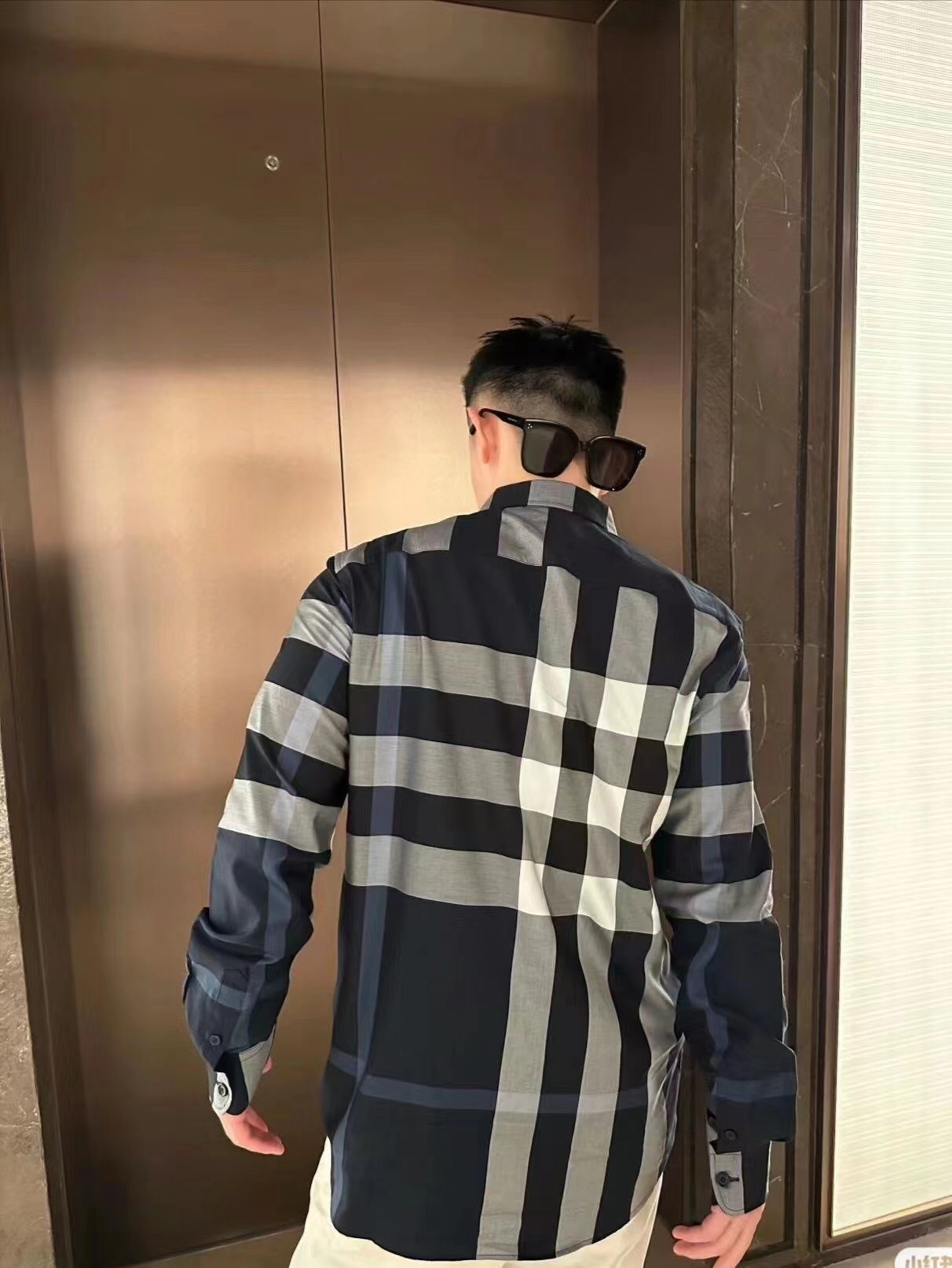 P359 长袖棉府绸格纹衬衫 · image 13