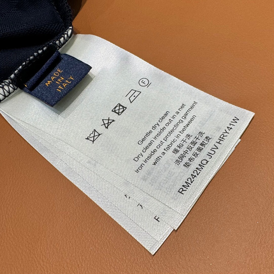 P289 棋盘格提花POLO衫深蓝色 · image 11