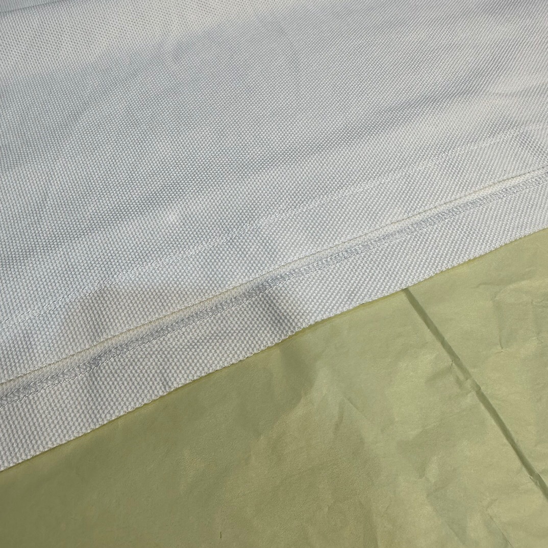 P319 毛巾贴饰网眼布POLO衫白色 · image 8