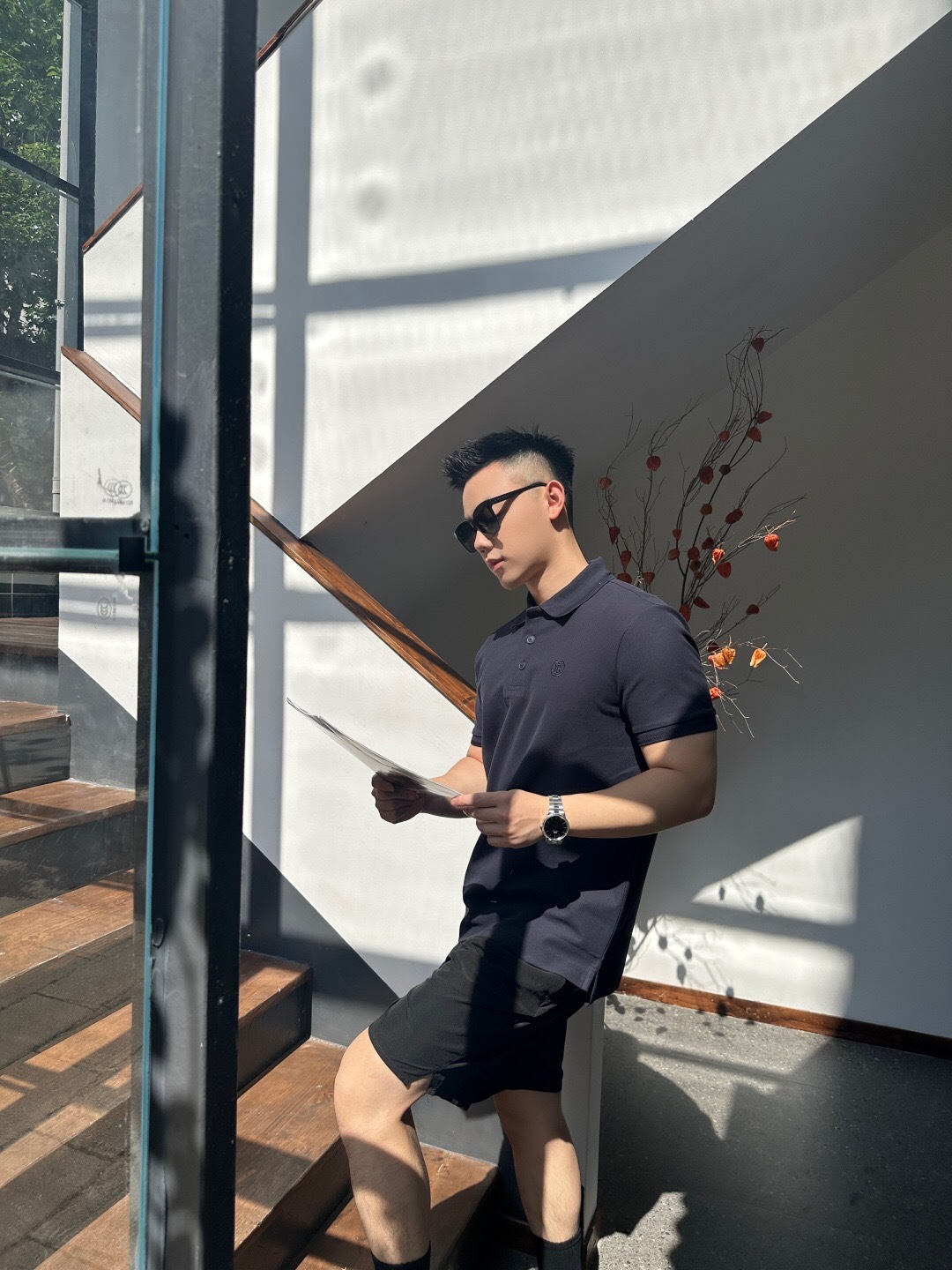 P289 小BT刺绣POLO煤蓝色 · image 18