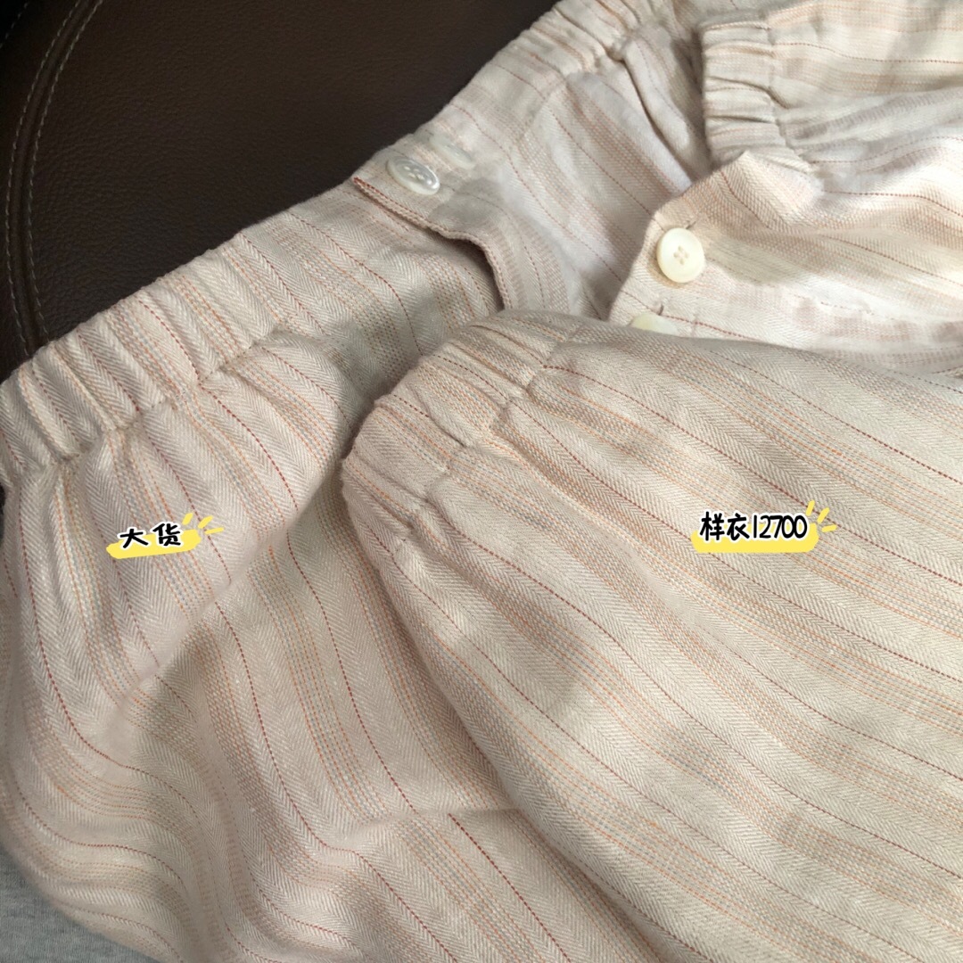 P499 条纹亚麻长裤 · image 23