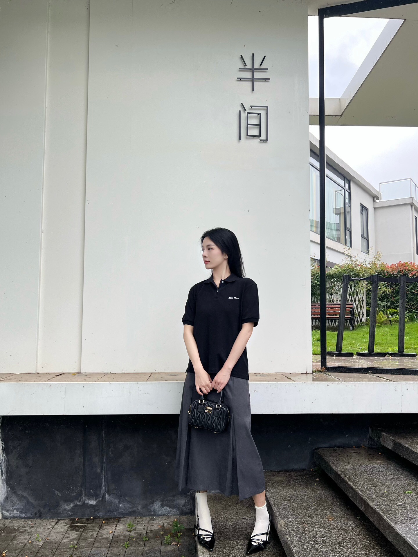 P289 MM刺绣POLO衫黑色(Women) · image 13