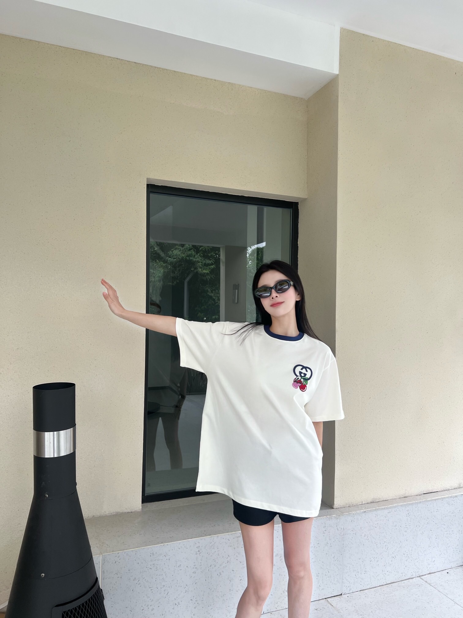 P229 樱桃刺绣短袖 白色 · image 18
