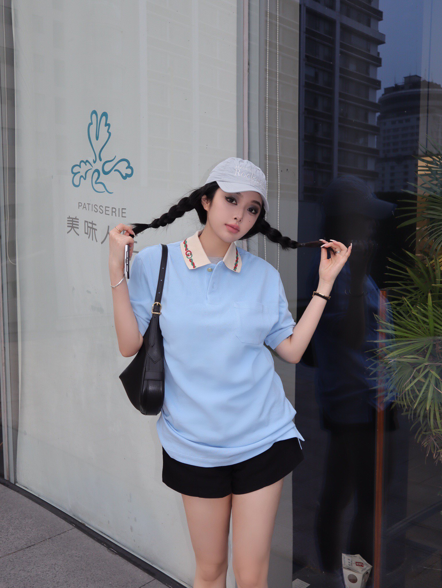 P289 浅蓝麻花POLO衫 · image 14