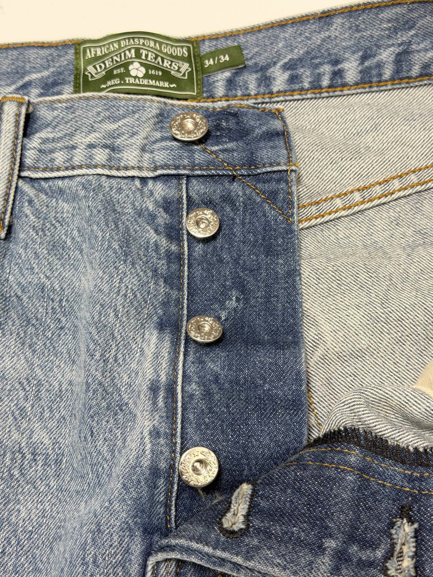 P339 丹宁棉花牛仔裤蓝色 · image 10