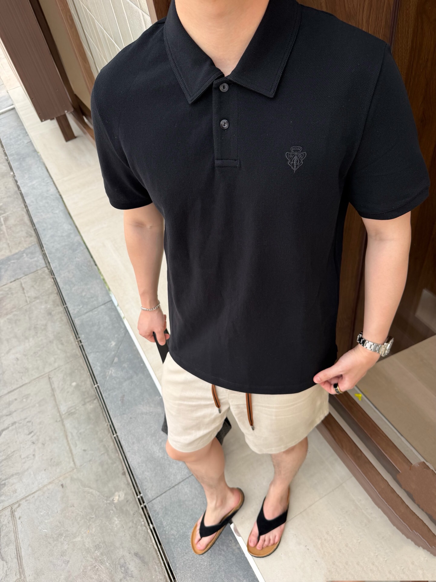 P299 黑色徽章刺绣POLO衫 · image 18