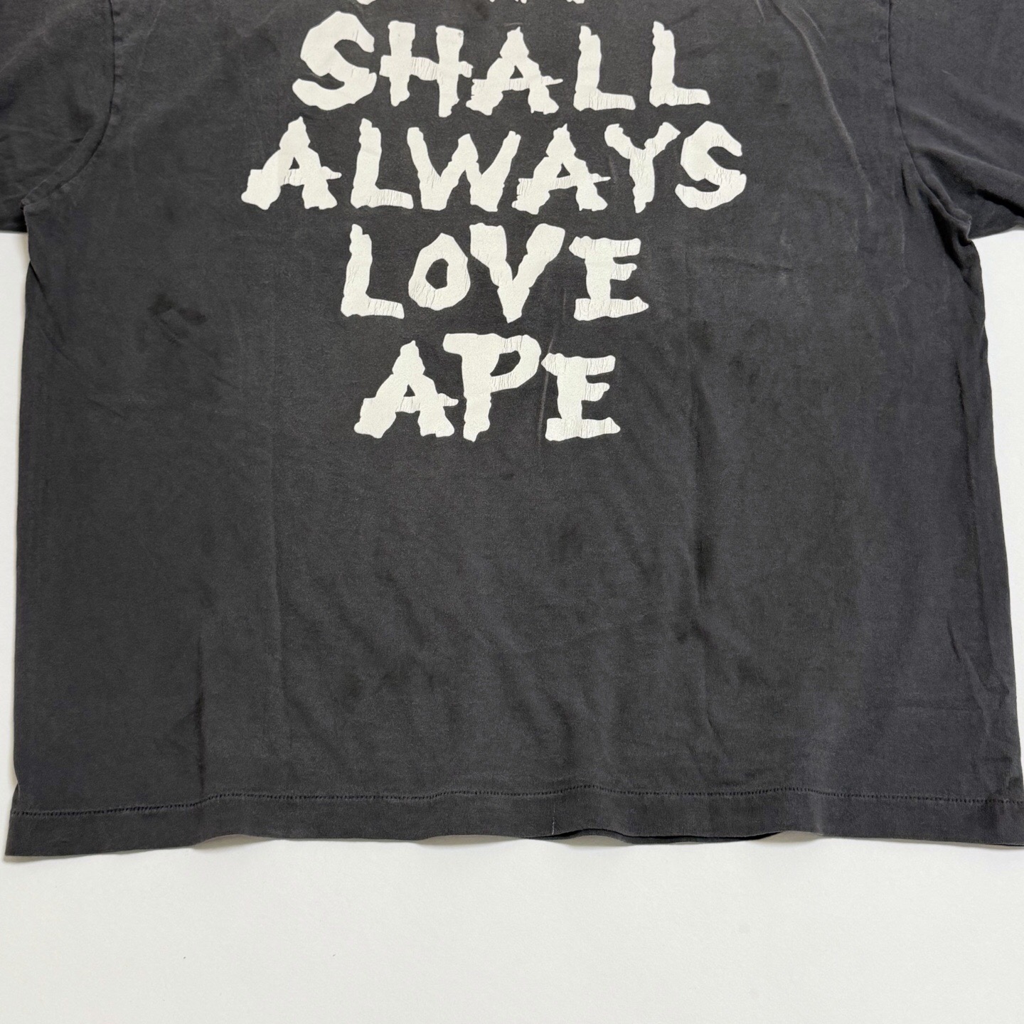 P199 猿人头LOVE标语洗水Tee · image 11