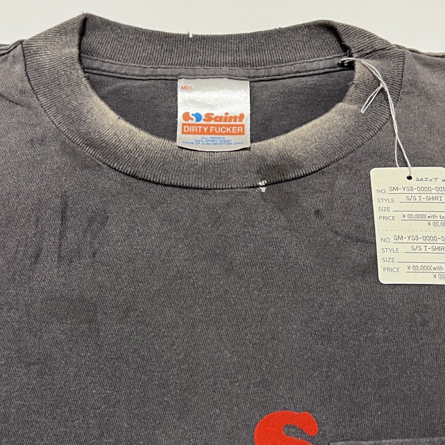 P199 不规则口袋做旧T恤 · image 9