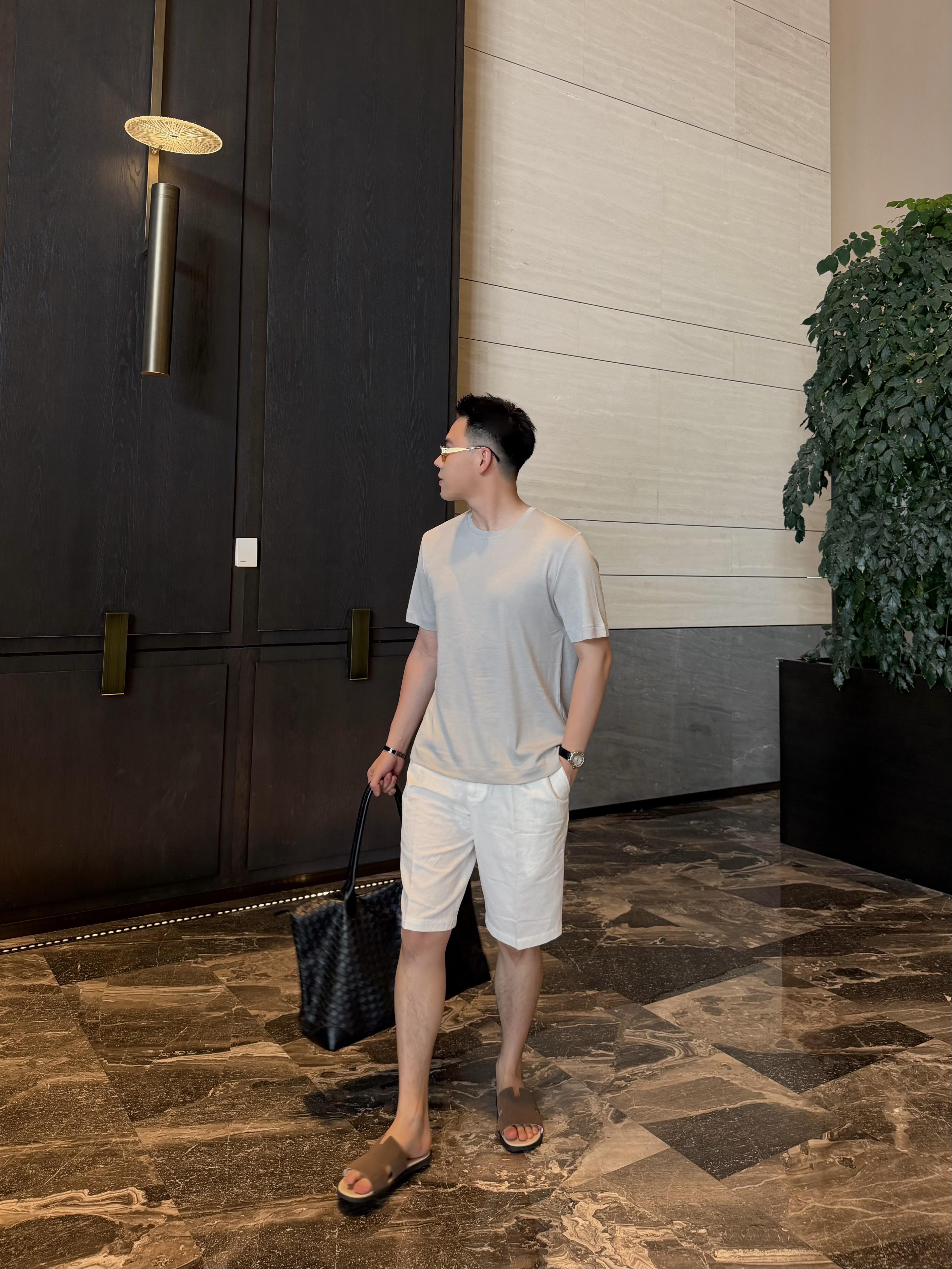 P389 蚕丝棉针织短袖杏仁奶油色 · image 24
