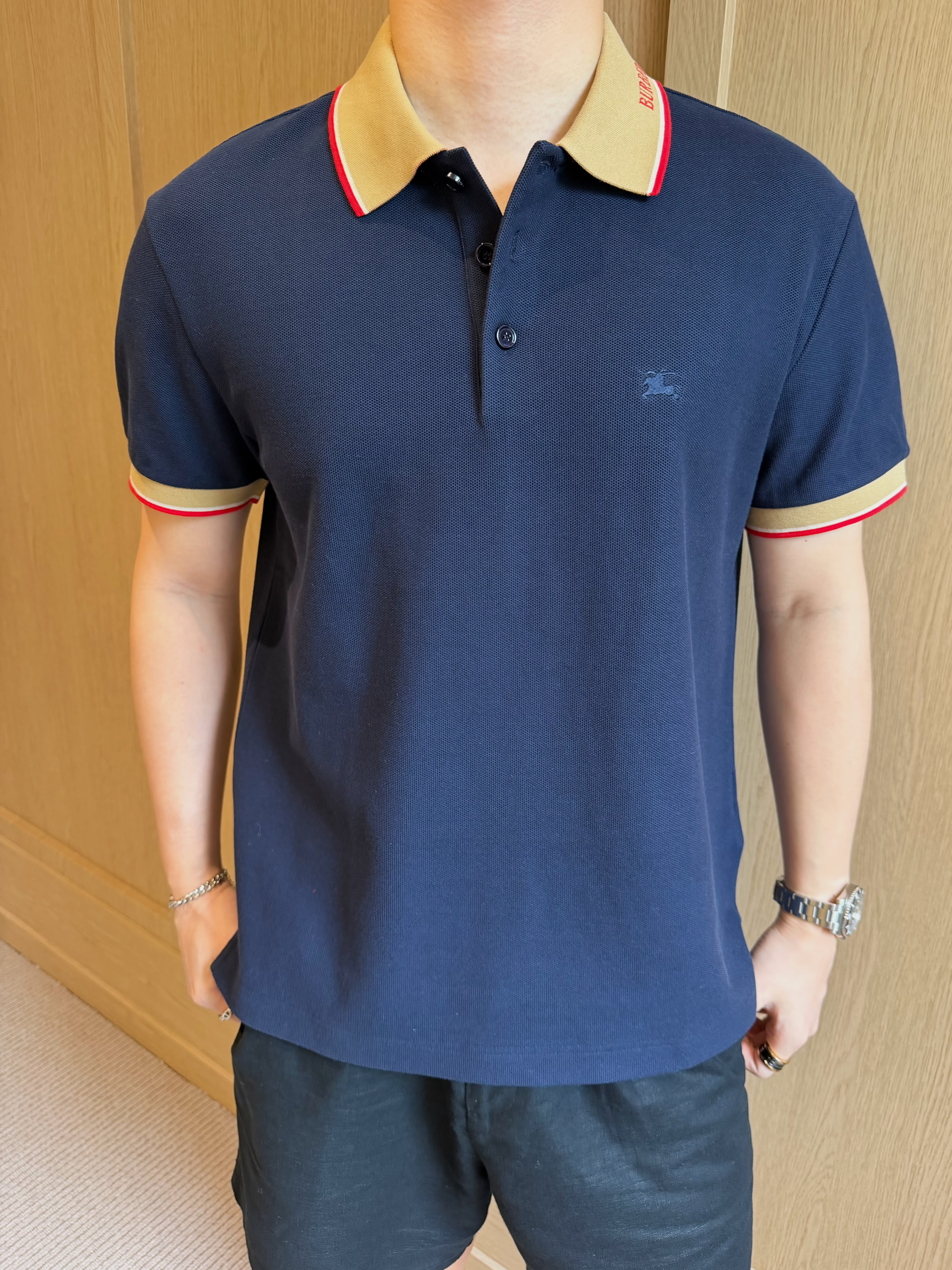 P299 War horse letter jacquard collar polo shirt · image 24