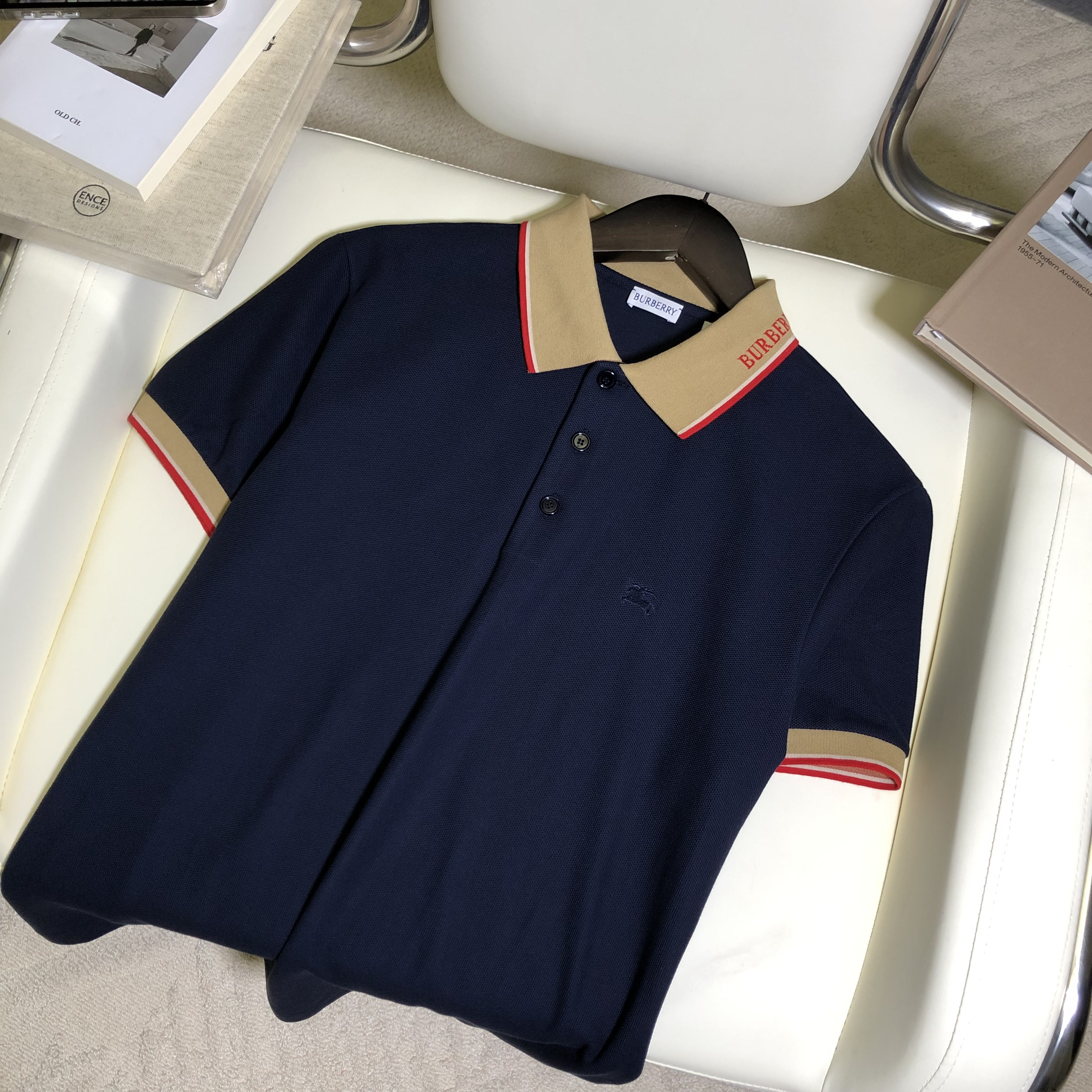 P299 War horse letter jacquard collar polo shirt · image 12