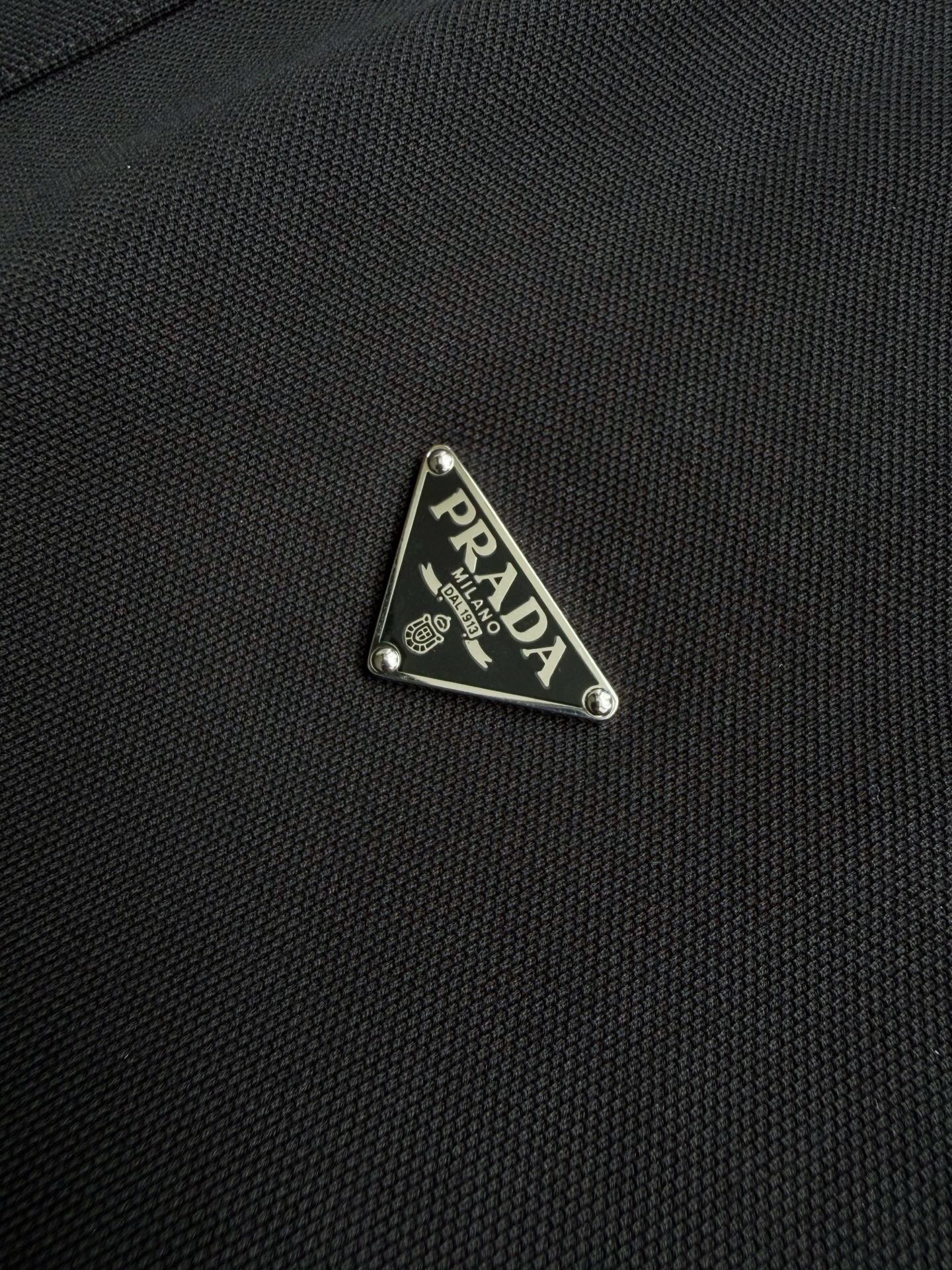 P309 Classic Triangle Black Polo Shirt · image 8