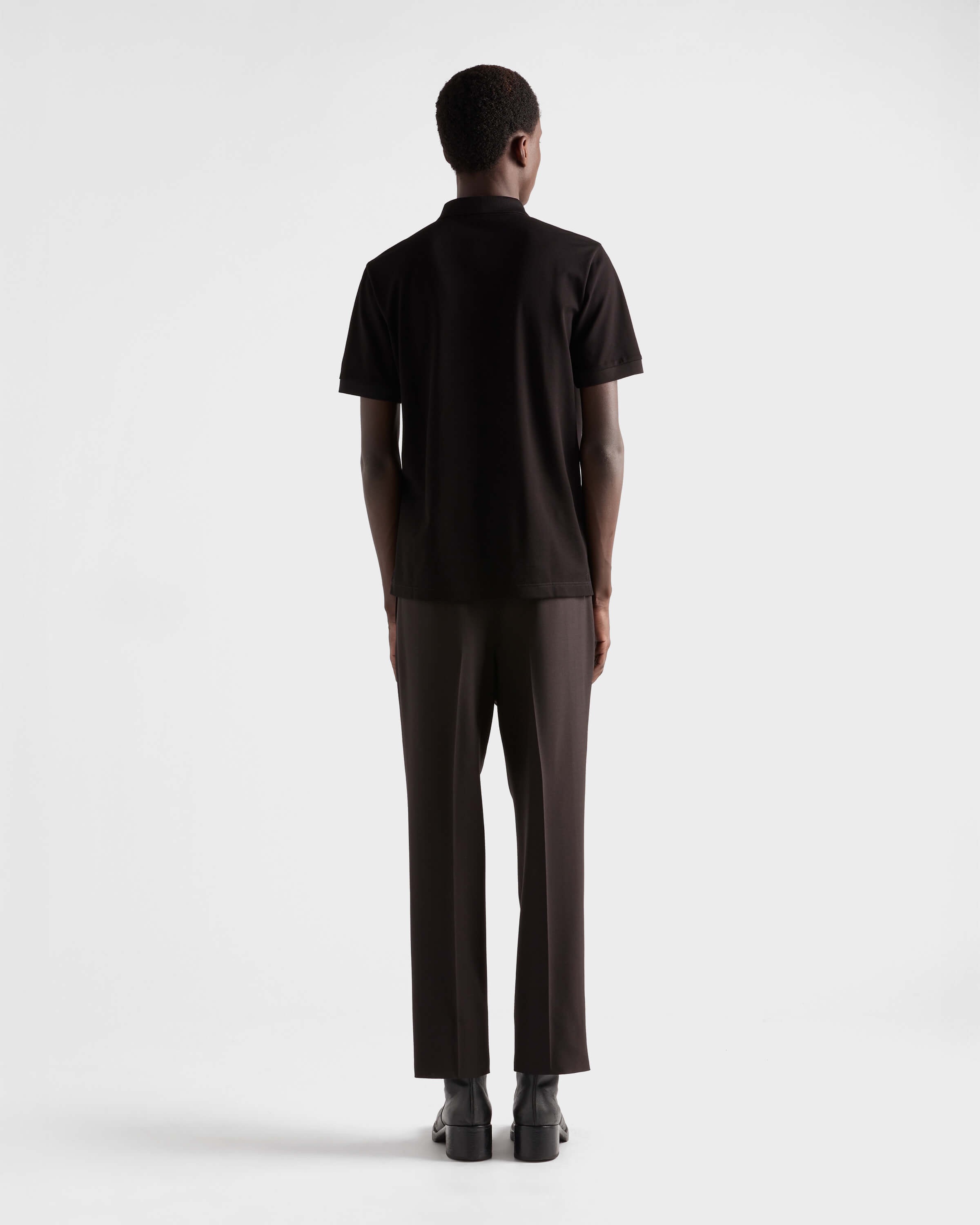 P309 Classic Triangle Black Polo Shirt · image 13
