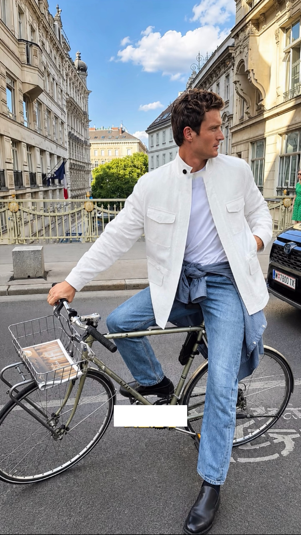 P1299 Linen solid color jacket · image 18