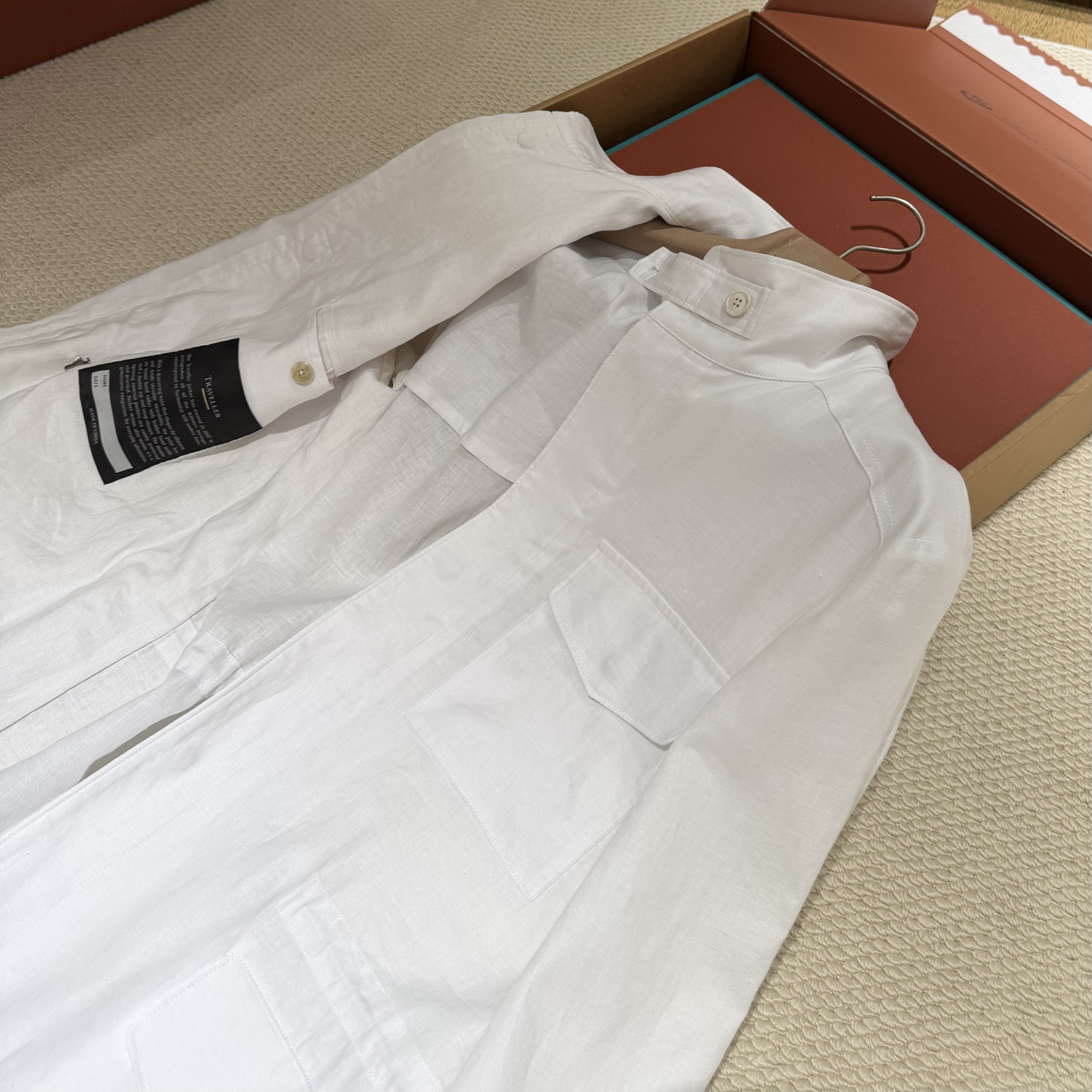 P1299 Linen solid color jacket · image 10