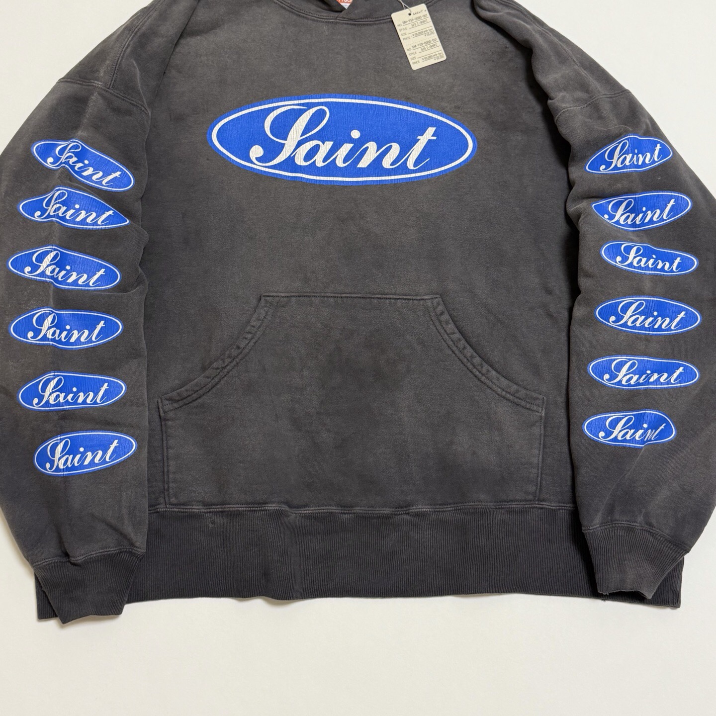 P359 Blue Saint printed hoodie · image 7