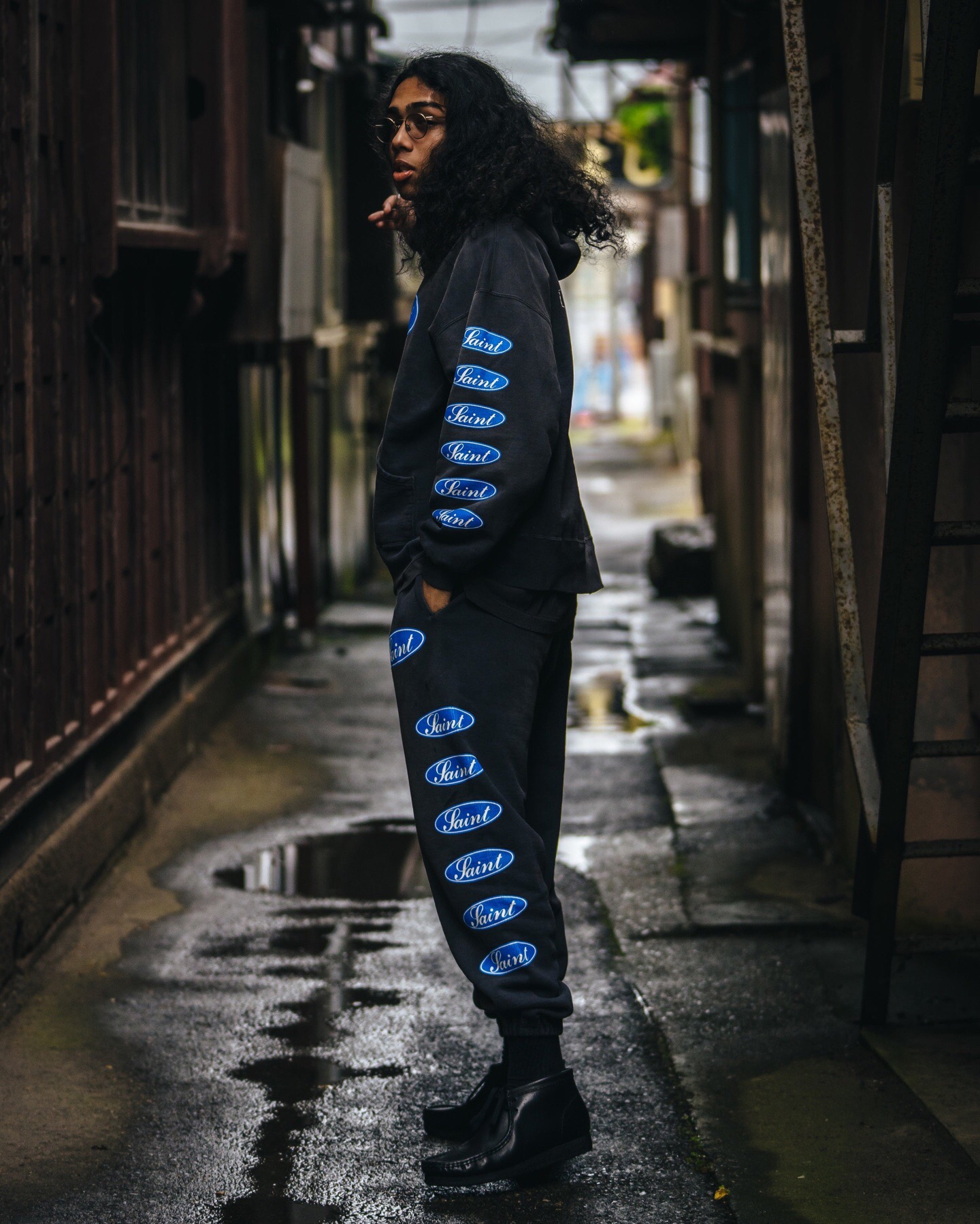 P309 Blue Saint printed pants · image 15