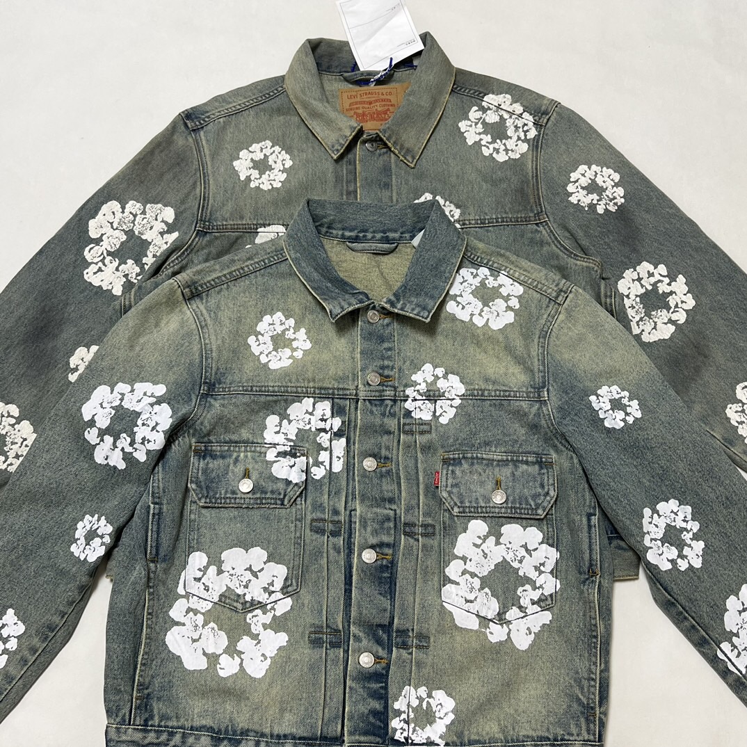 P379 Make old cotton denim jackets · image 17