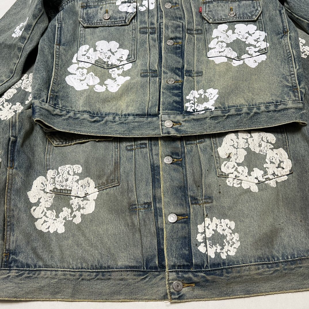 P379 Make old cotton denim jackets · image 18
