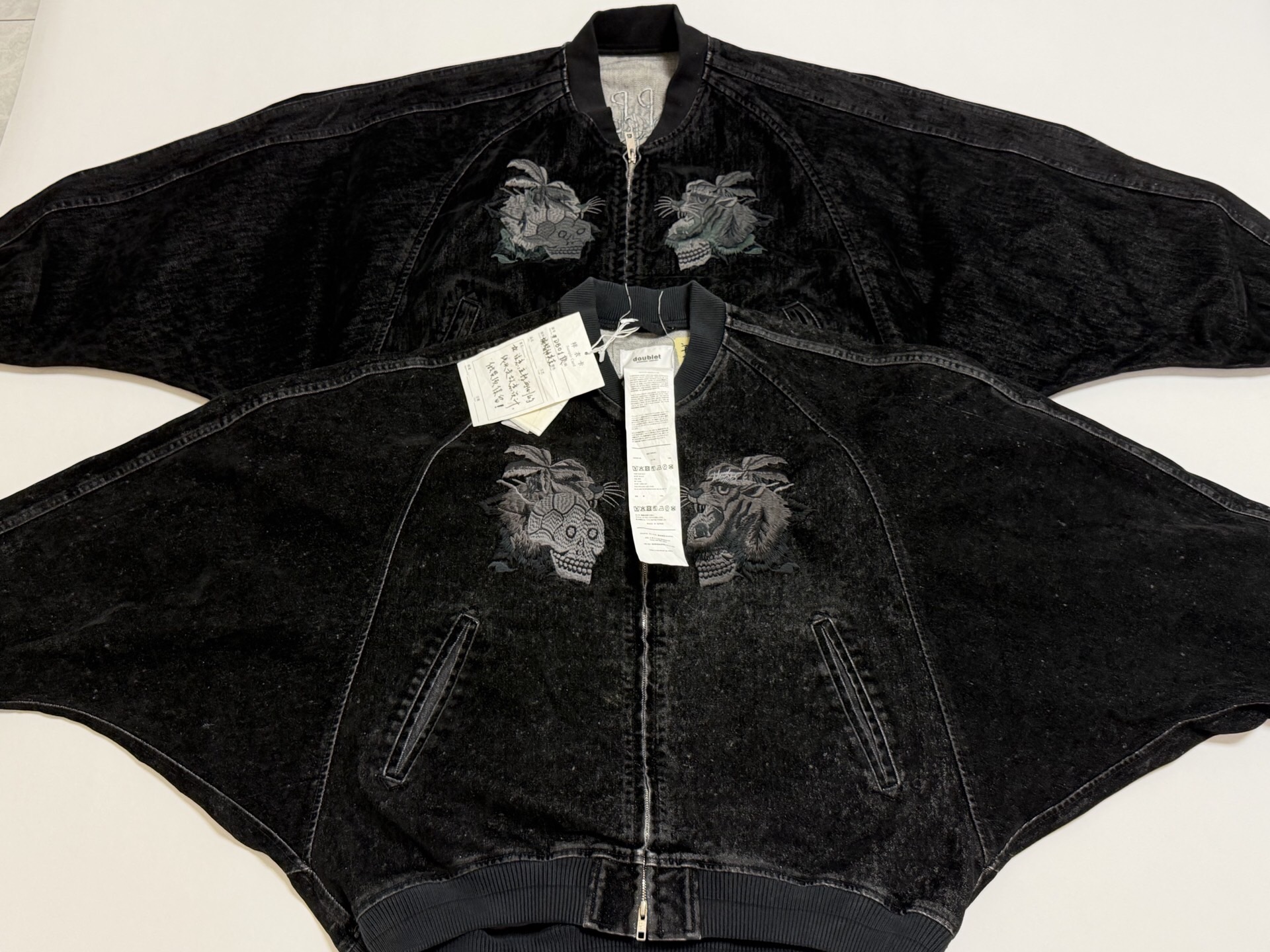 P469 Bat sleeve suede denim jacket · image 15