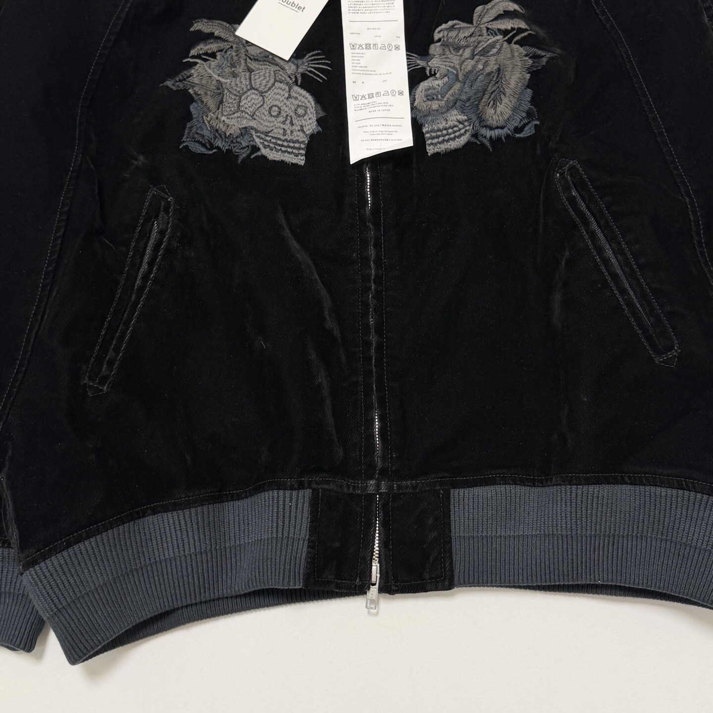 P469 Bat sleeve suede denim jacket · image 11